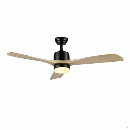 SAFAVIEH Vencin Ceiling Fan Light & Remote, Coffee CLF1020A